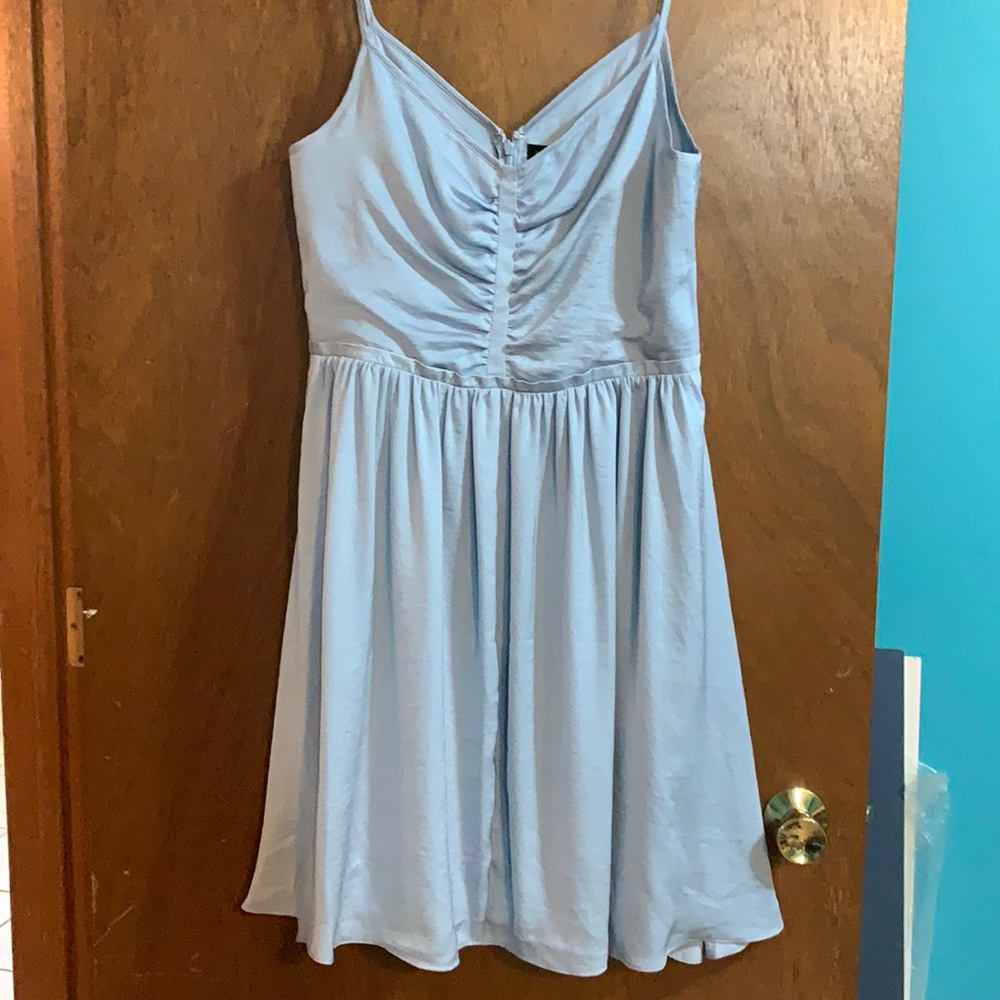 Banana Republic Size 14 Bluish/Gray Silky Dress